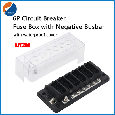 12V 32V 6 In 6 Out 6 Way 88 L1 L2 Διακόπτης κυκλώματος Fuse Block Boat For RV Car Boat Yacht