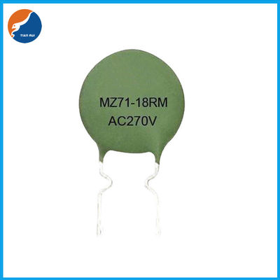Απομαγνήτιση PTC συντελεστή θερμοκρασίας 18 ΩΜ της θετικής θερμικής αντίστασης MZ71-18RM